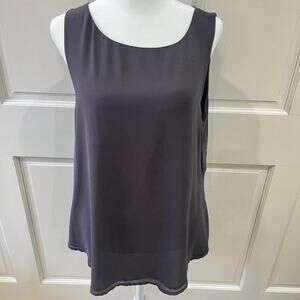 Forty Four Fifty grey sleeveless blouse, size L